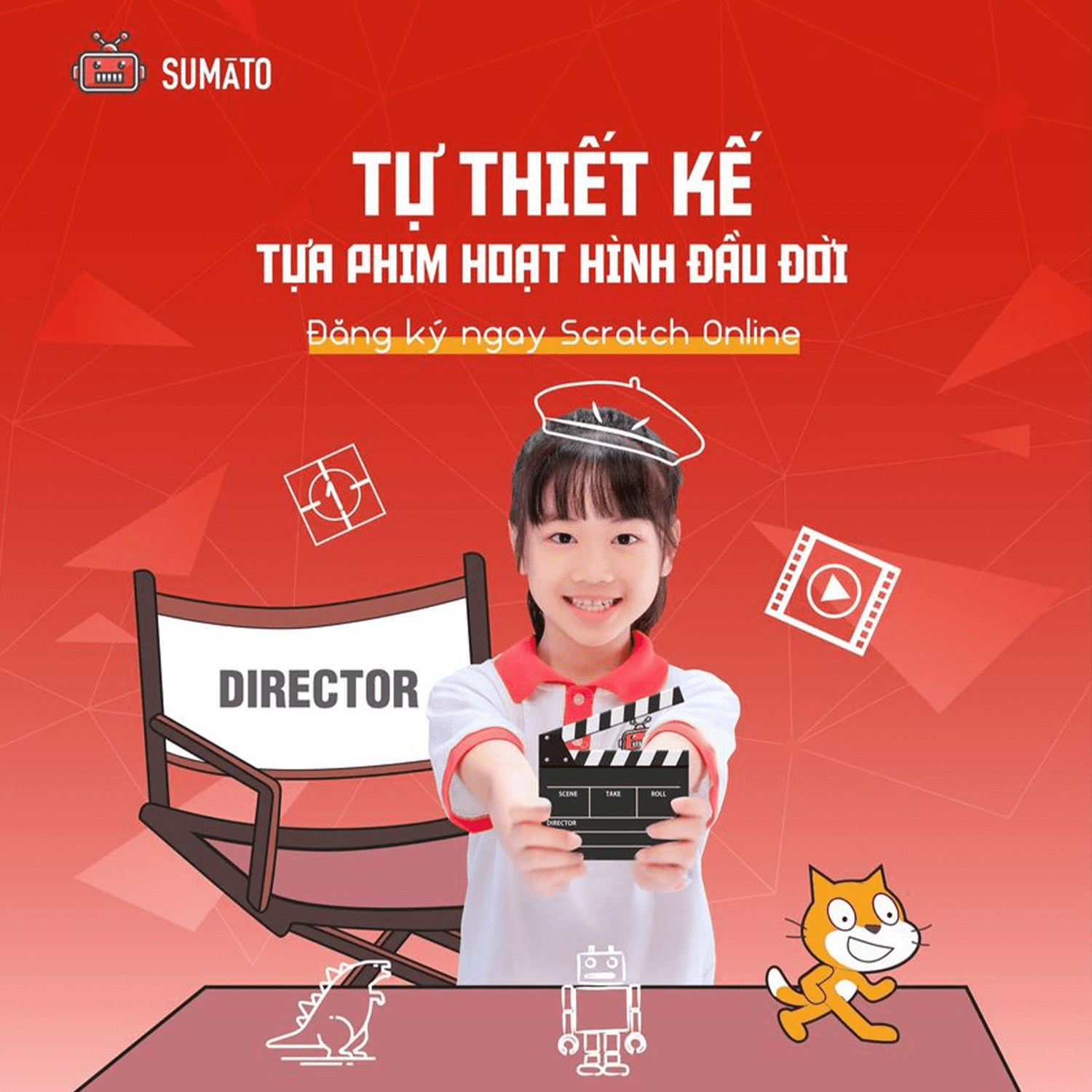 Tự thiết kế, dựng phim hoạt hình qua khóa học Scratch online